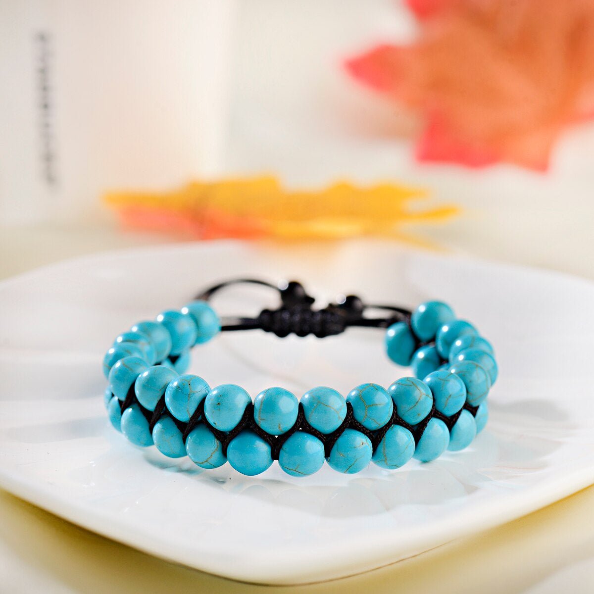 Turquoise Ceramic Bracelet - Shukershtein 